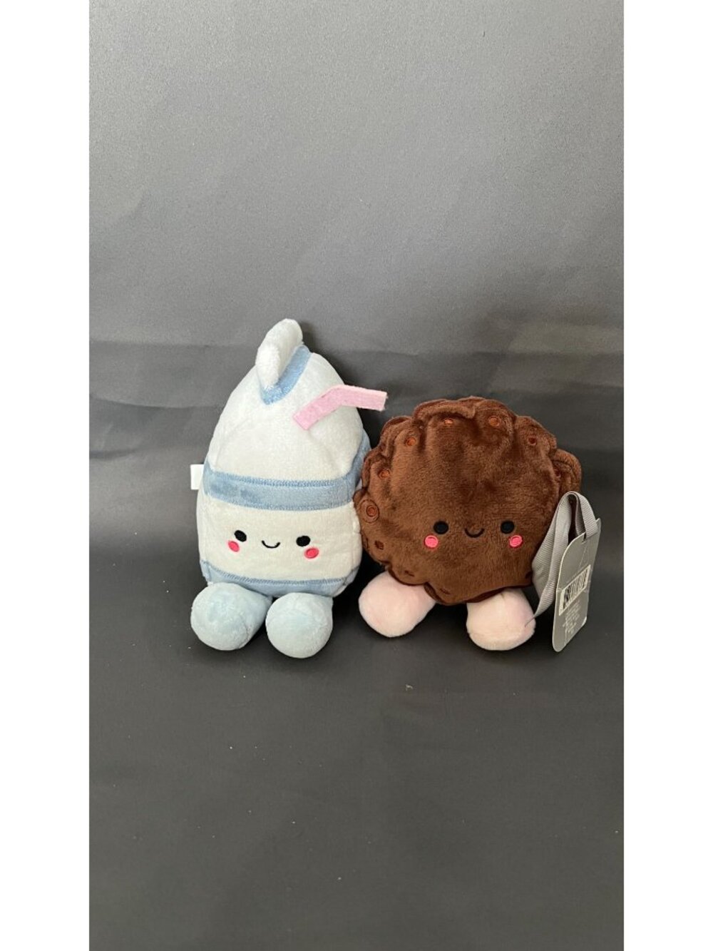 Milk & Cookie Plush Toy Set Hallmark Better Together Magnetic Soft Stuffed Pair